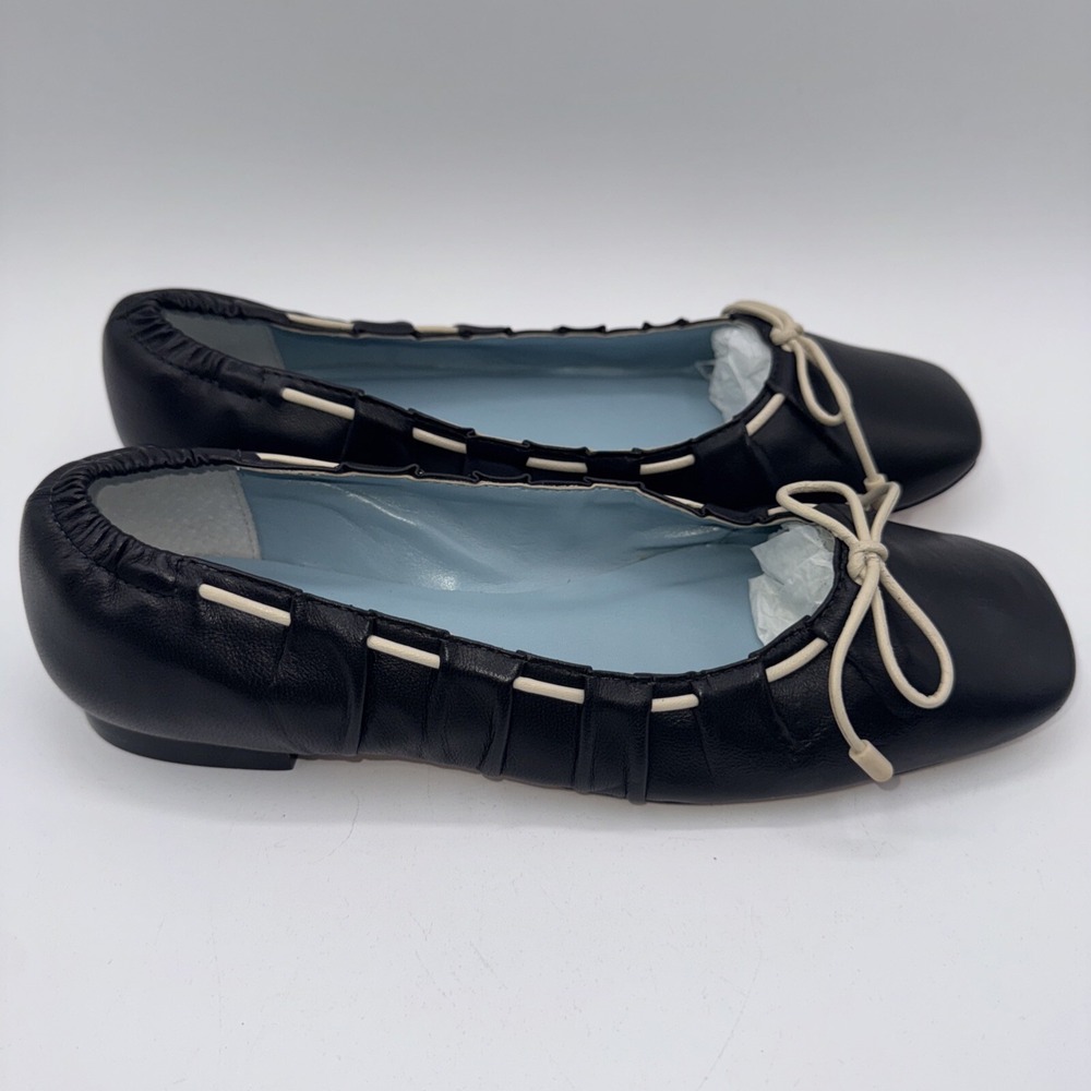 Frances Valentine Loafers Women's Size 7 B Blue Leather Limited Edition Sample - Picture 5 of 14